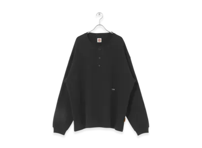 SEE SEE THERMAL HENLY LS TEE "Black"