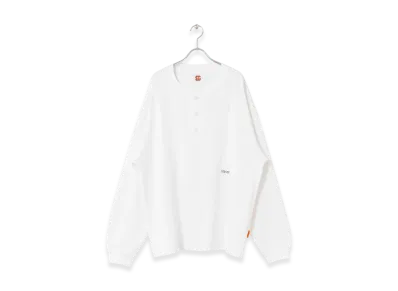 SEE SEE THERMAL HENLY LS TEE "White"