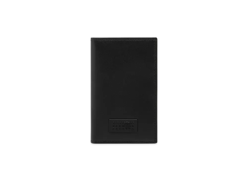 MM6 Maison Margiela Numbering Leather Wallet "Black"