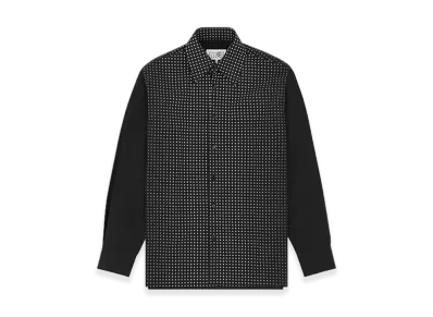 MM6 Maison Margiela Star Cotton Poplin Shirt "Black"