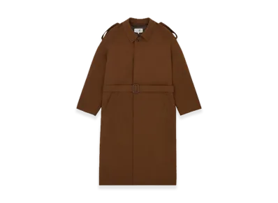 MM6 Maison Margiela Wool Trench Coat "Brown"