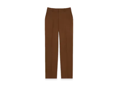 MM6 Maison Margiela Wool Felt Trousers "Brown"