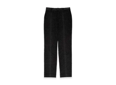 MM6 Maison Margiela Star Velvet Trousers "Black/White"