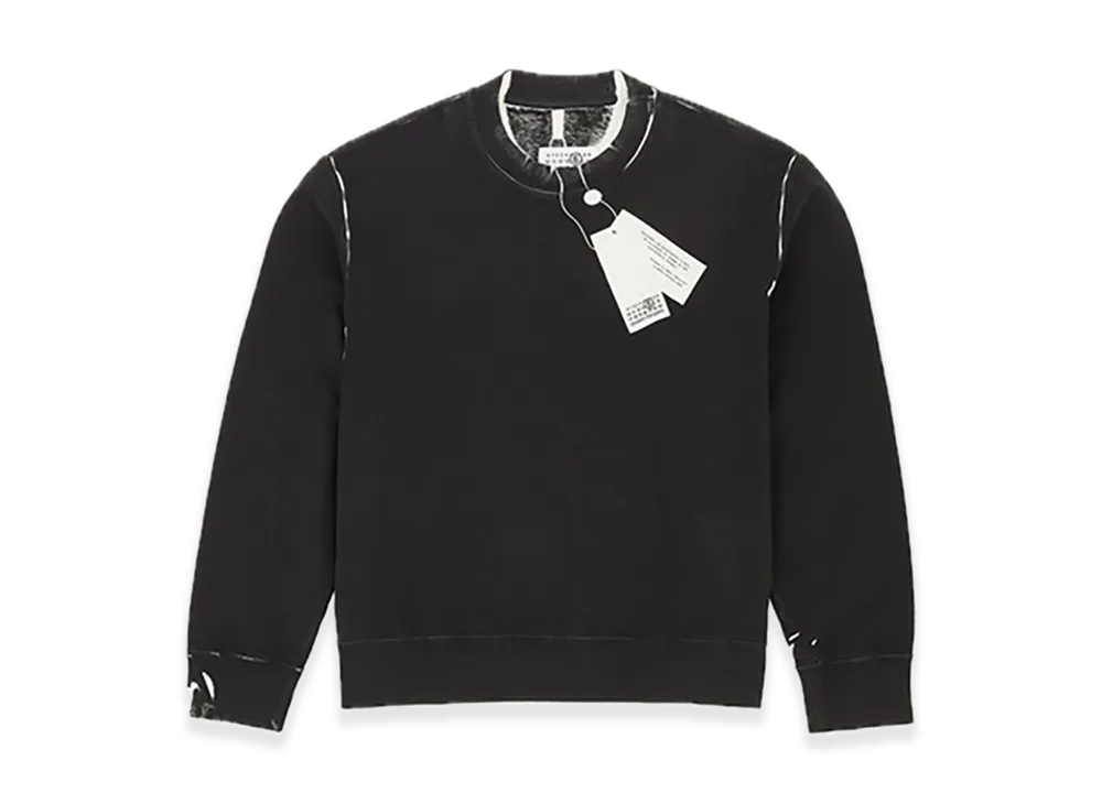 MM6 Maison Margiela Trompe L'oeil Sweatshirt "White"