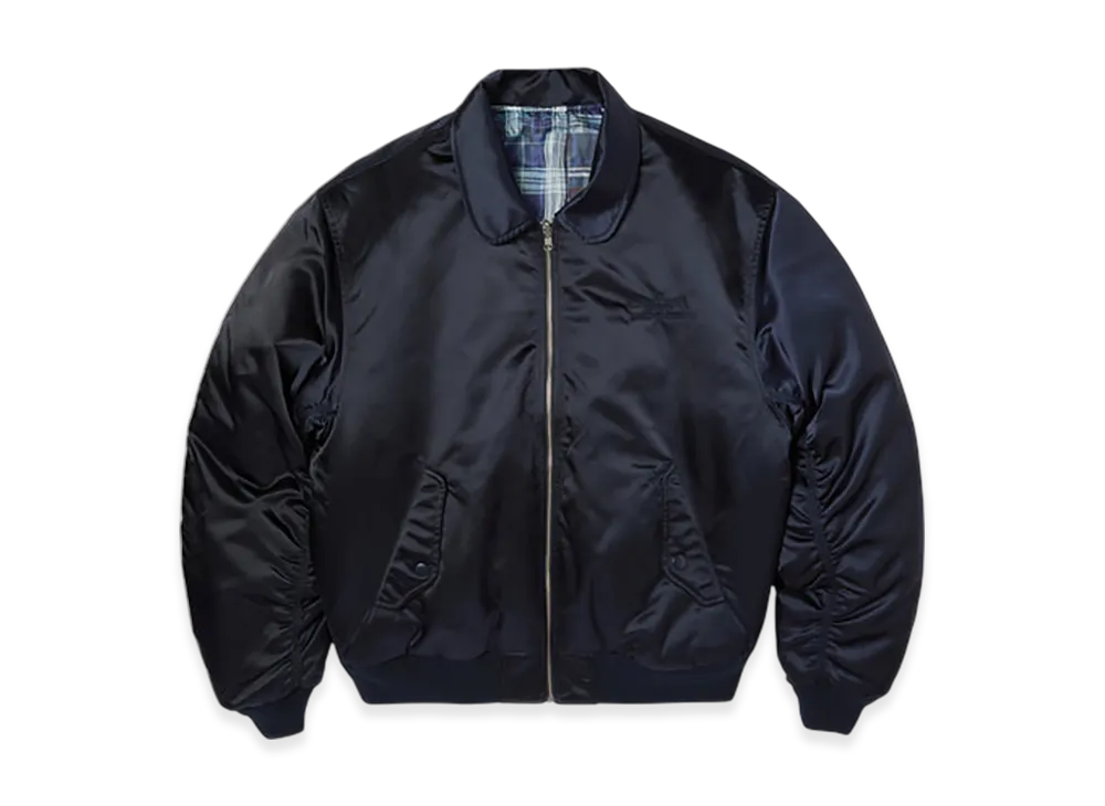 HUF WINTER 25 Clothiers Reversible Flight Jacket "Navy"