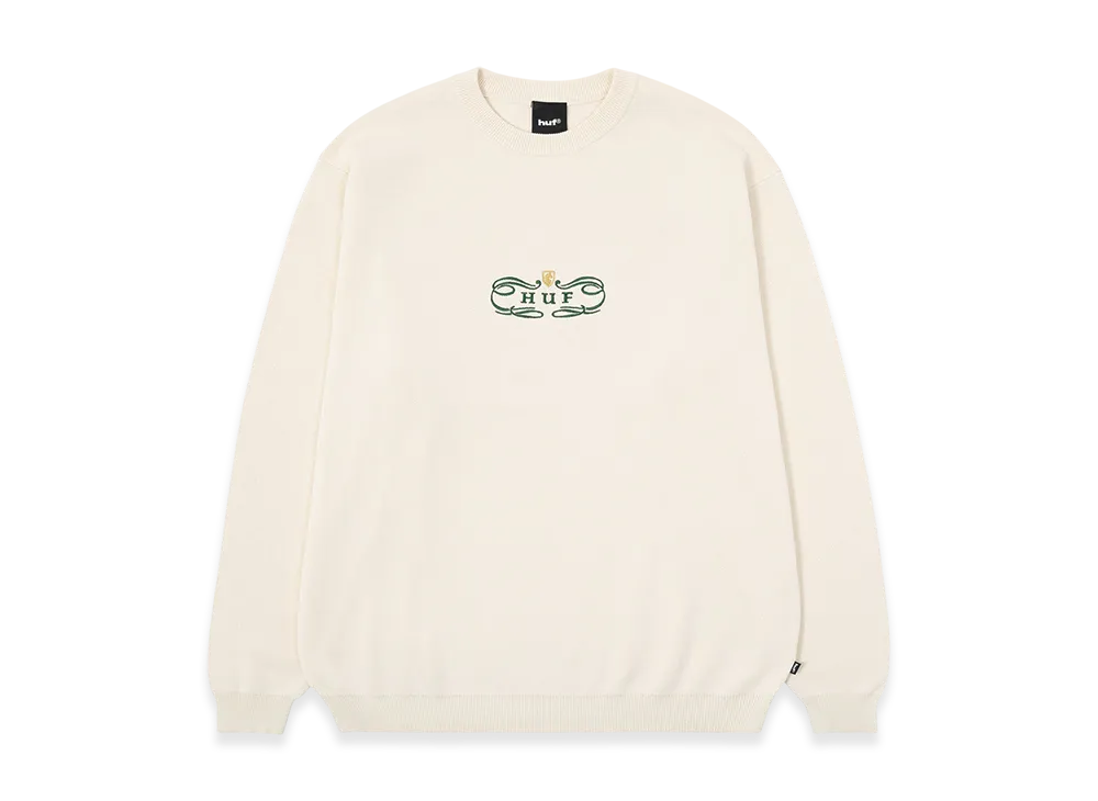 HUF WINTER 25 Worldwide Clothiers Sweater "Natural"