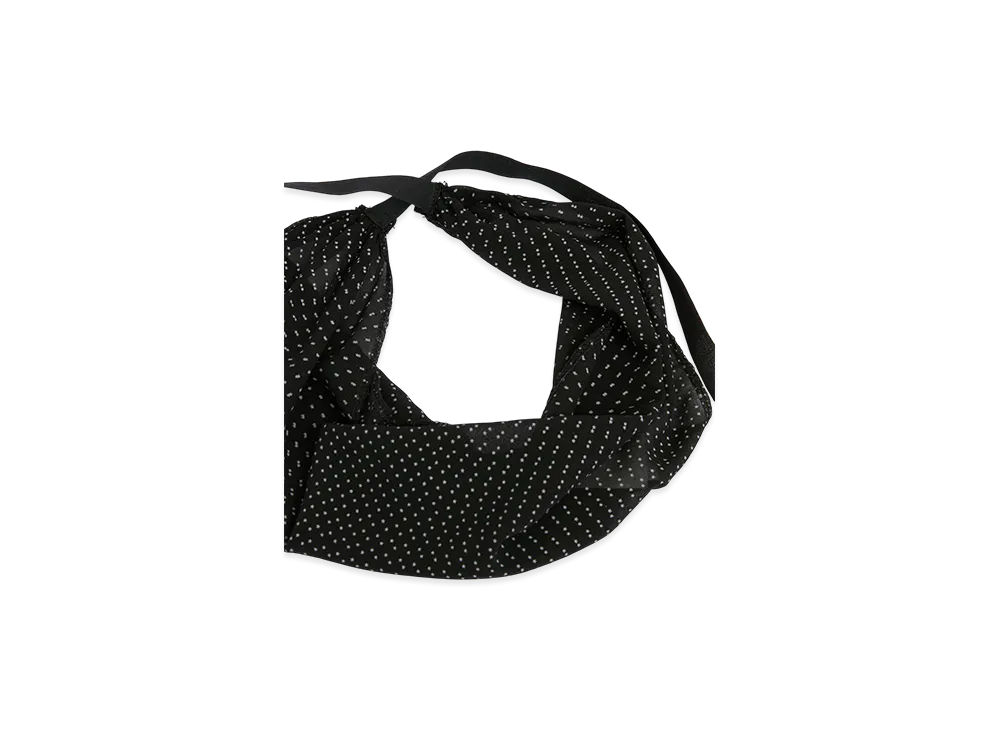 MM6 Maison Margiela Star Chiffon Scarf "Black/White"