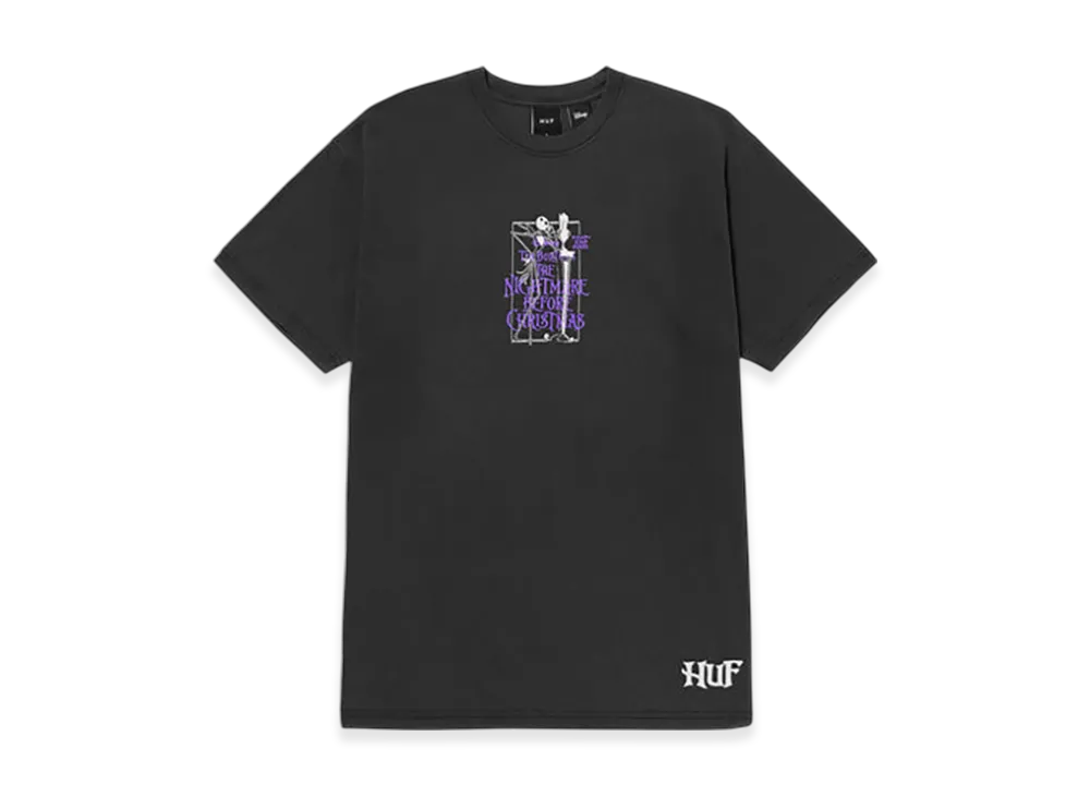 HUF WINTER 25 Nightmare Tee "Vintage Black"