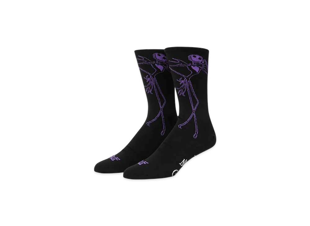 HUF WINTER 25 Jack Skellington Crew Socks "Black"