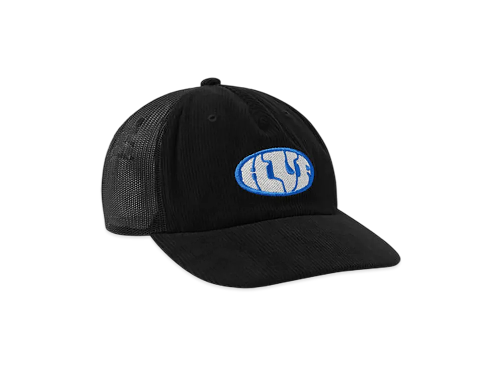 HUF WINTER 25 Warped Trucker Hat "Black"