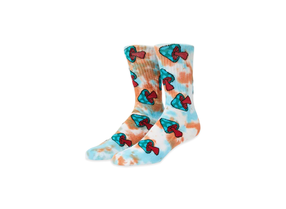 HUF WINTER 25 Microdose Tiedye Socks "Blue"