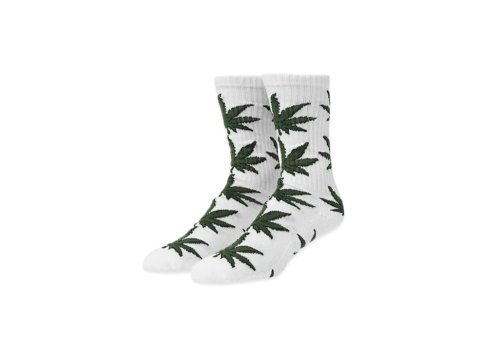 HUF WINTER 25 Plantlife Shadow Socks "White/Green"