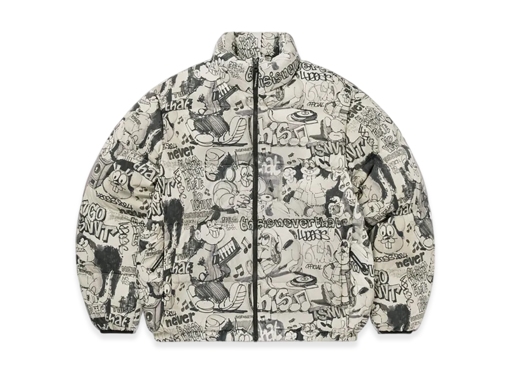 thisisneverthat Pertex T Down Jacket "Graffiti"