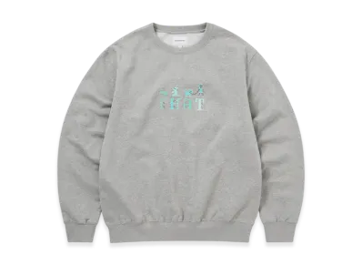 thisisneverthat That Embroidered Crewneck "Dark Heather"