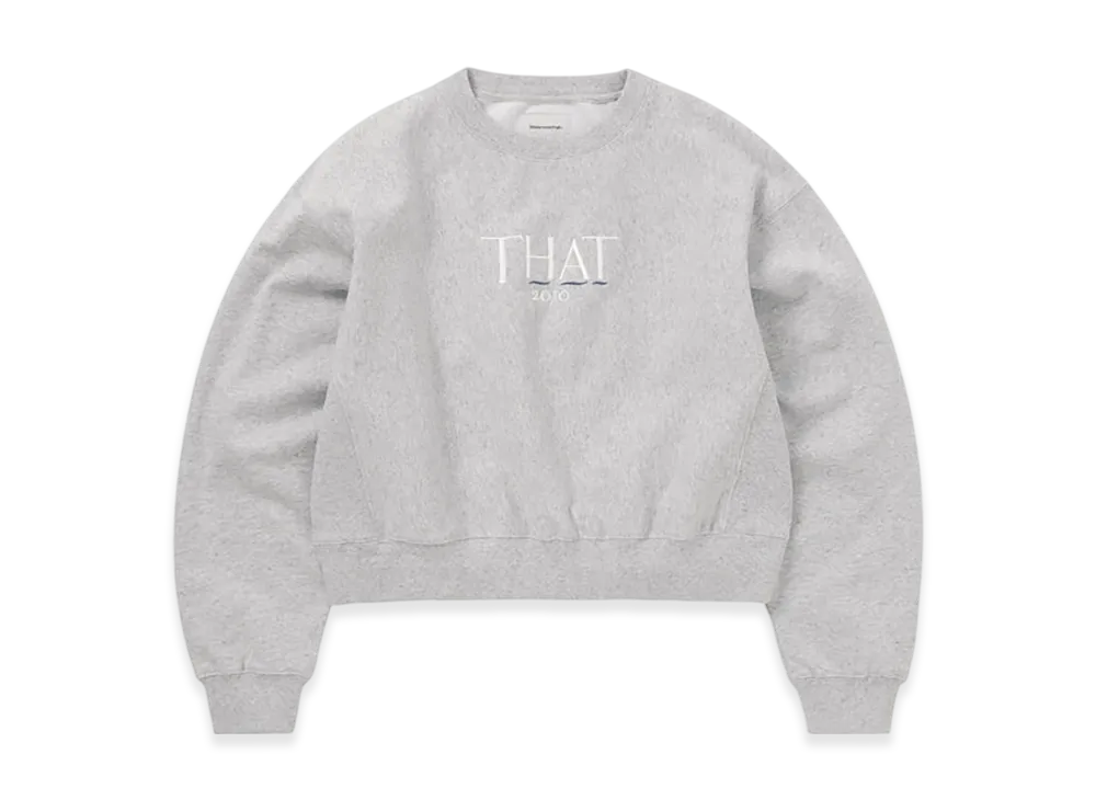 thisisneverthat That 2010 W Crewneck "Heather Grey"