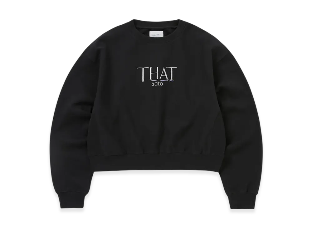 thisisneverthat That 2010 W Crewneck "Black"