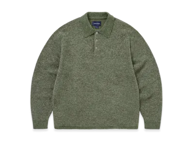 thisisneverthat Velvet Knit Polo "Green"