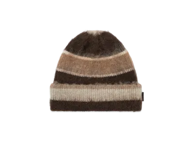thisisneverthat Striped Mohair Beanie "Brown"