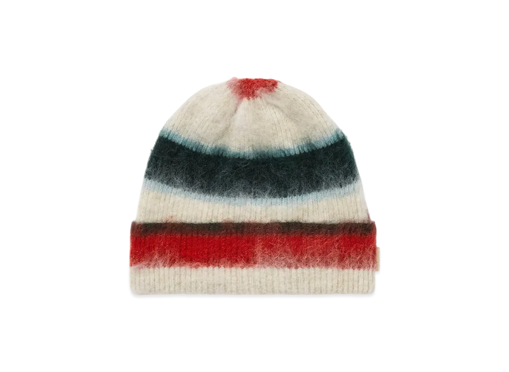 thisisneverthat Striped Mohair Beanie "Ivory"