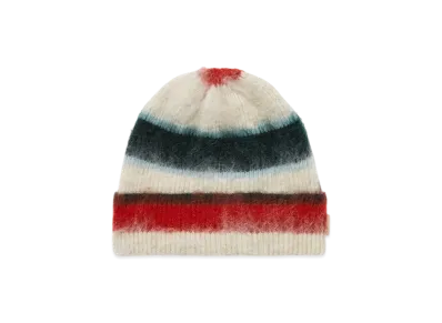 thisisneverthat Striped Mohair Beanie "Ivory"