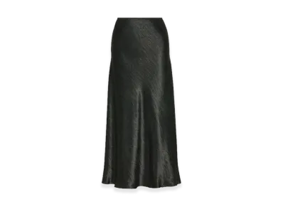 Maison Margiela Satin Midi Skirt "Black"
