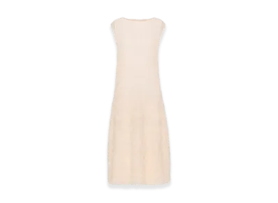 Maison Margiela Retrograding Silk Knit Dress "Blush"