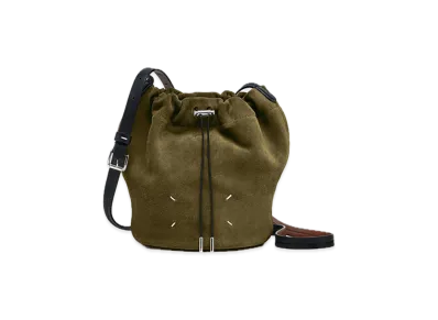 Maison Margiela Drawstring Crossbody Bucket "Khaki/Black"