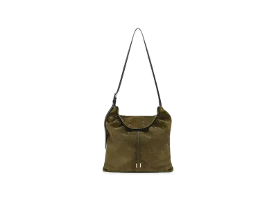 Maison Margiela Drawstring Hobo Small "Khaki/Black"