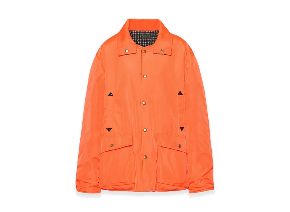 Maison Margiela Reversible Jacket "Fluo Orange/Black Check"
