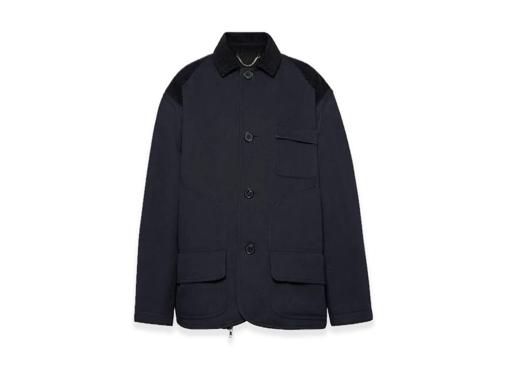 Maison Margiela Reversible Coat "Navy Blue"