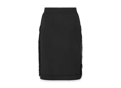 Maison Margiela Midi Skirt "Carbon Melange/Black"