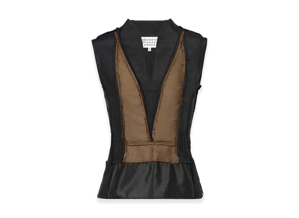 Maison Margiela Tailored Top "Black/Fern Green"