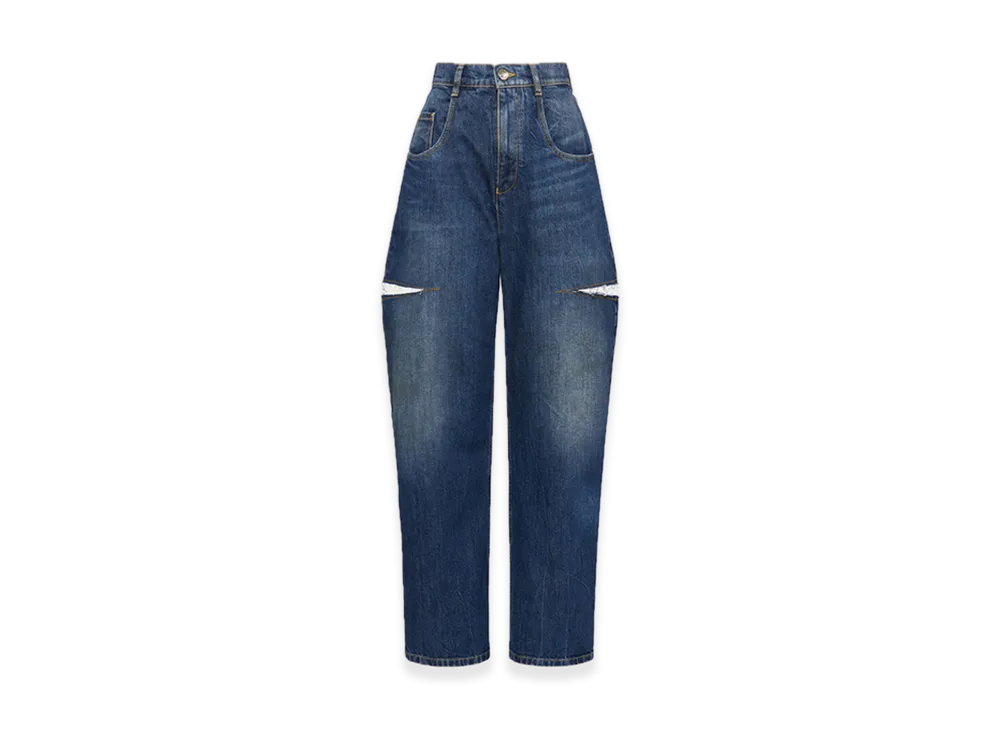 Maison Margiela Cut Out Jeans "Washed Indigo"