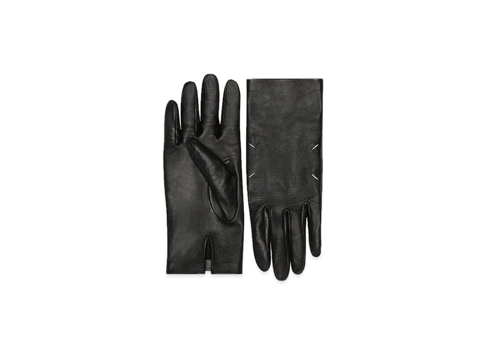 Maison Margiela Leather Gloves "Black"