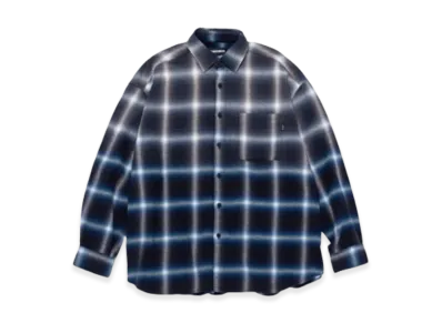 GOD SELECTION XXX Gradation Check Shirt GXL-A26-SH-01 "Blue"