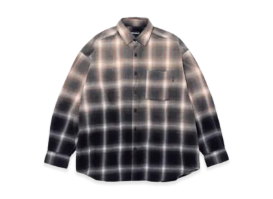GOD SELECTION XXX Gradation Check Shirt GXL-A26-SH-01 "Black"