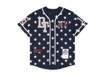 DENIM TEARS Jenkins Baseball Jersey "Navy"