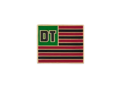 DENIM TEARS DT Flag Pin "Gold"