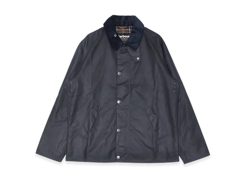 Barbour Tracker Waxed Jacket "Navy"