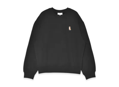 Maison Kitsune Standing Fox Comfort Sweatshirt "Black"