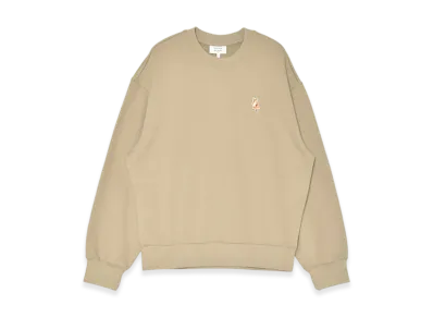 Maison Kitsune Standing Fox Comfort Sweatshirt "Concrete Beige"