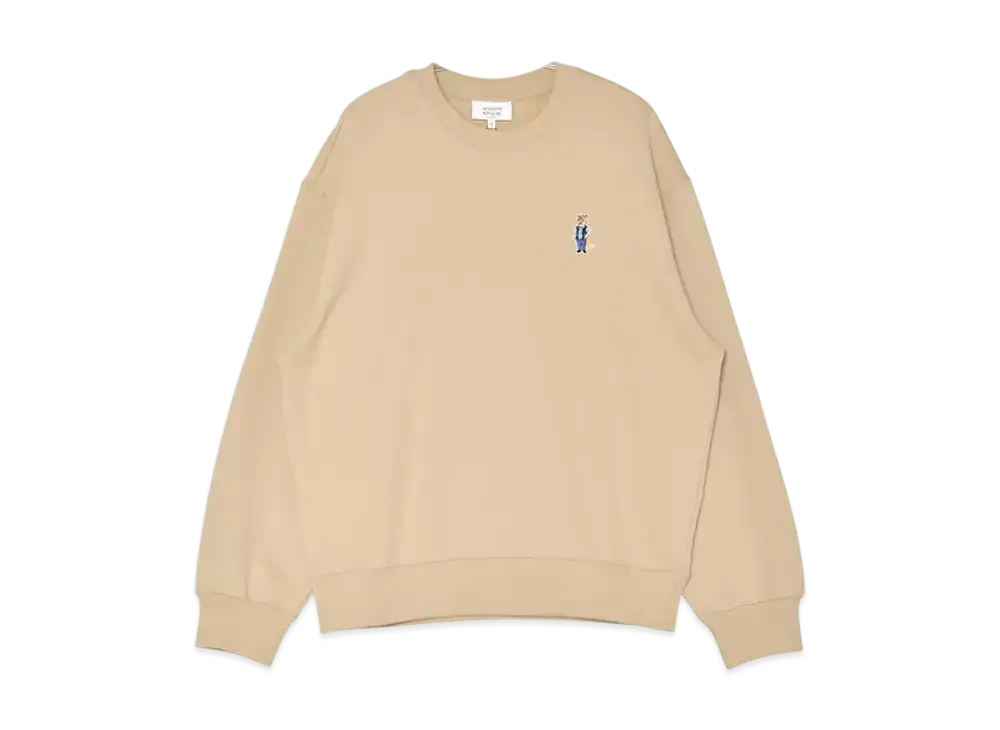 Maison Kitsune Dressed Fox Comfort Sweatshirt "Tan Beige"