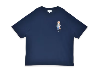 Maison Kitsune Dressed Fox Oversized T-Shirt "French Navy"
