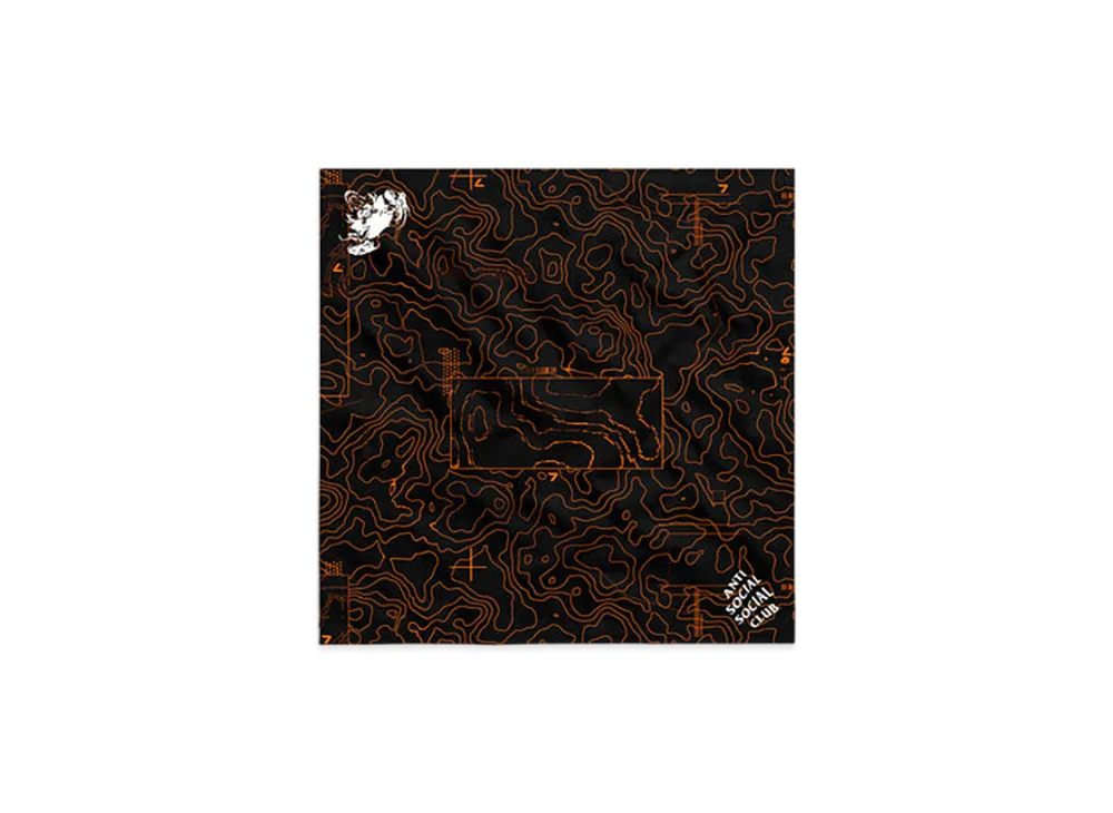 ANTI SOCIAL SOCIAL CLUB x Call of Duty Geomap Bandana "Black"