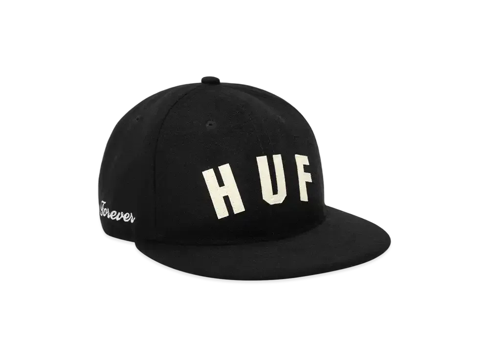 HUF x NEW ERA Shortstop Hat "Black"