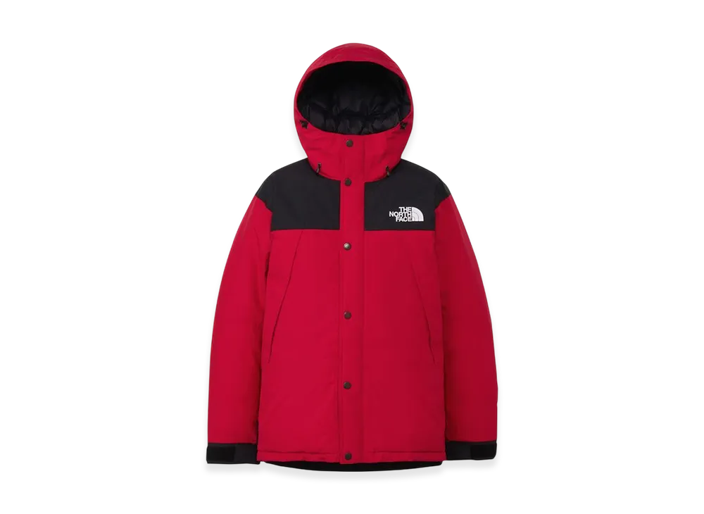 The North Face Mountain Down Jacket "Black/TNF Red"