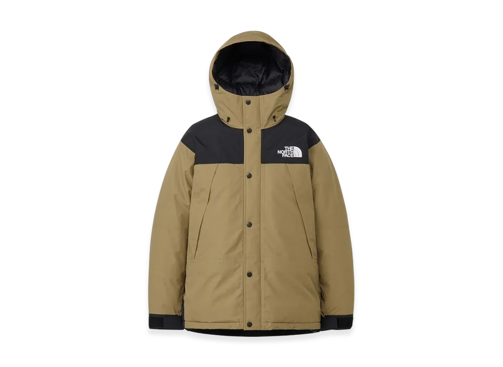 The North Face Mountain Down Jacket "Black/Classic Khaki"