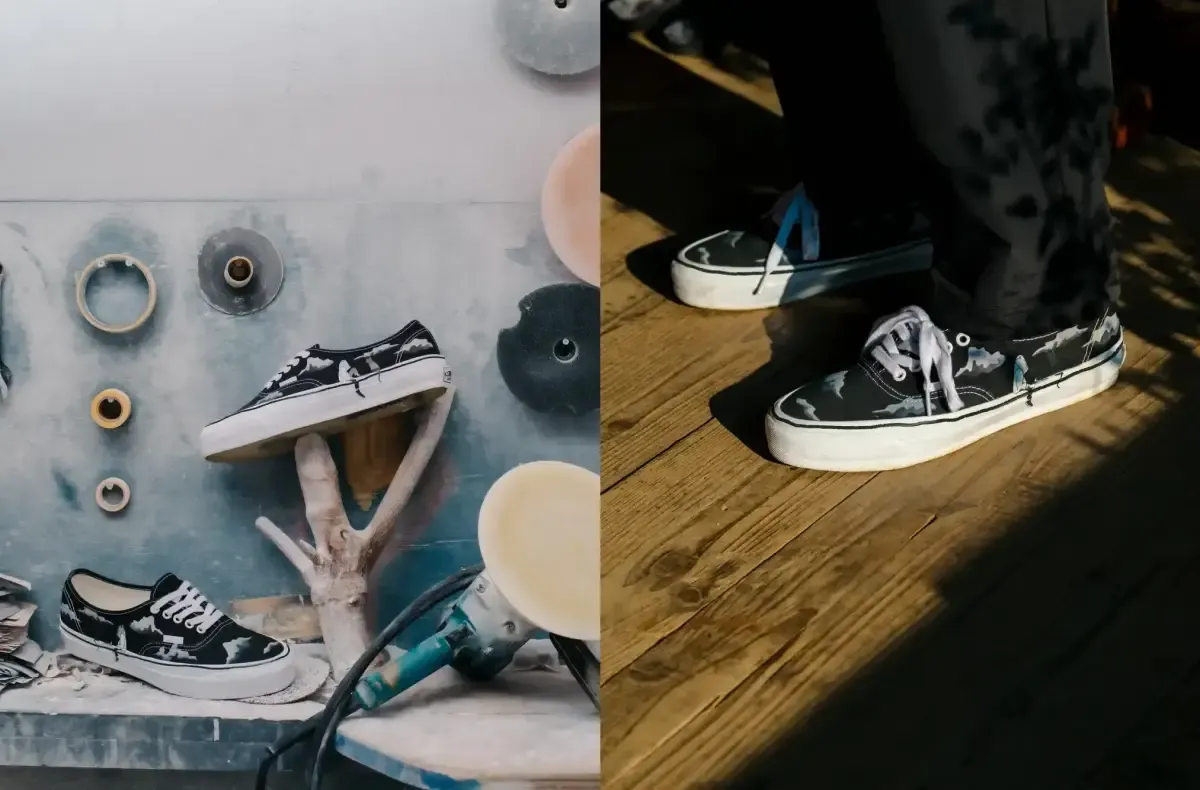 11/7・11/8発売|Yusuke Hanai × Vans Premium Authentic 44 "Canvas Black/True White"|抽選/販売/定価情報 1枚目