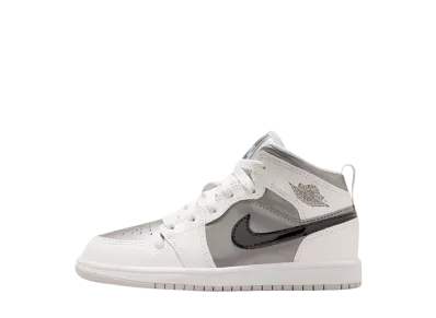 ナイキ PS ジョーダン1 ミッド SE "フォトンダスト/フラットピューター/ブラック" (キッズ)