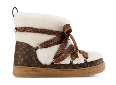 Louis Vuitton Women's LV Cloud Lace-Up Ankle Boot Sneaker "Beige"